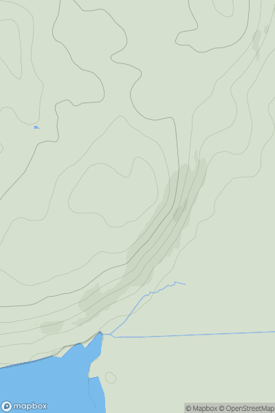 Thumbnail image for Heald Brow [Lancashire, Cheshire and S Pennines] showing contour plot for surrounding peak